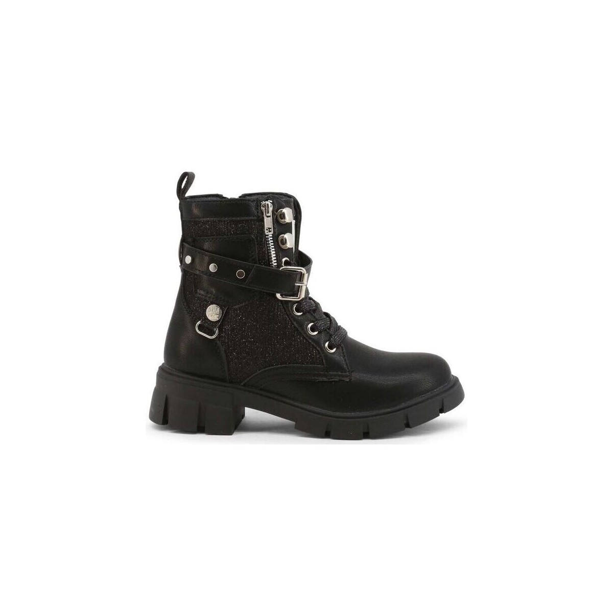 Schuhe Herren Stiefel Shone 245-001 Black Schwarz