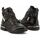 Schuhe Herren Stiefel Shone 18004-020 Black/Shiny Schwarz
