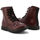 Schuhe Herren Stiefel Shone 8A12-021 Burgundy Rot