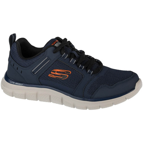Schuhe Herren Sneaker Low Skechers Track-Knockhill Blau