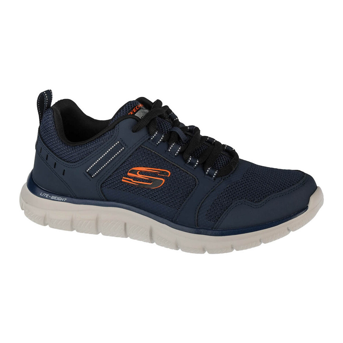 Schuhe Herren Sneaker Low Skechers Track-Knockhill Blau