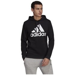 Kleidung Herren Sweatshirts adidas Originals Essentials Fleece Big Logo Hoodie Schwarz