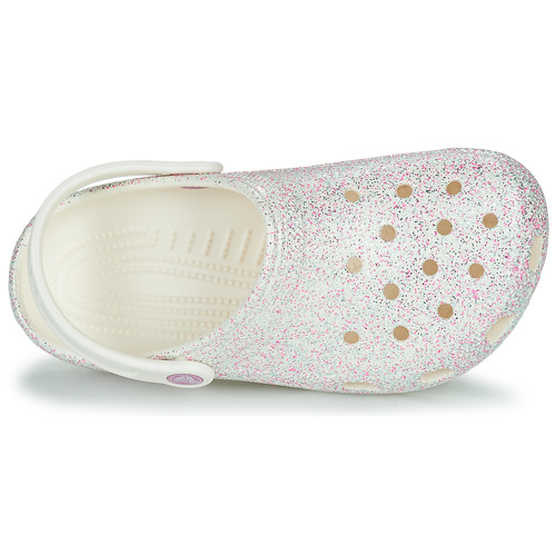 Crocs CLASSIC GLITTER CLOG K Weiss