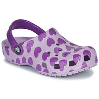 Schuhe Mädchen Pantoletten / Clogs Crocs CLASSIC EASY ICON CLOG K Violett