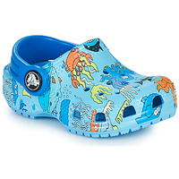 Schuhe Jungen Pantoletten / Clogs Crocs Classic Pool Party Clog T Blau / Multicolor