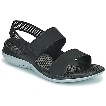 Schuhe Damen Sandalen / Sandaletten Crocs LITERIDE 360 SANDAL W Schwarz / Grau
