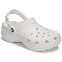 Schuhe Damen Pantoletten / Clogs Crocs CLASSIC PLATFORM CLOG W Weiss