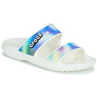 Schuhe Damen Pantoffel Crocs CLASSIC CROCS SOLARIZED SANDAL Weiss / Blau