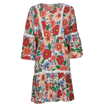 Kleidung Damen Kurze Kleider Derhy TREILLIS FLOWER Multicolor