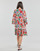 Kleidung Damen Kurze Kleider Derhy TREILLIS FLOWER Multicolor