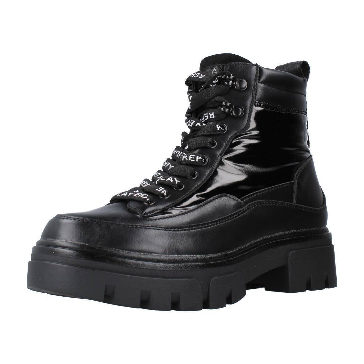 Schuhe Damen Low Boots Replay RL620013S Schwarz