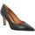 Schuhe Damen Pumps Les Venues 8700 Cuir Femme Noir Schwarz