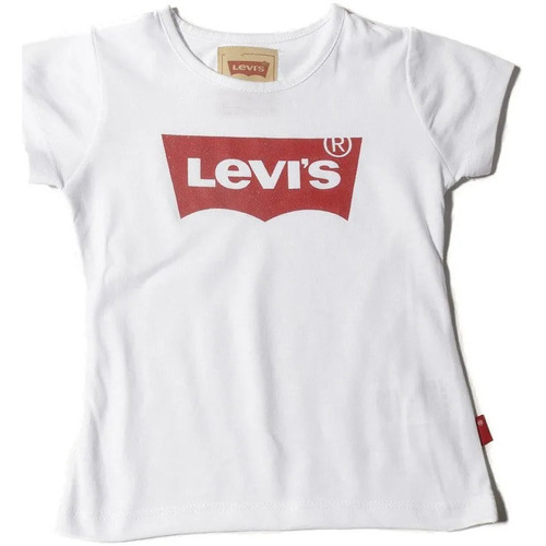 Kleidung Kinder T-Shirts Levi's N91050J Weiss