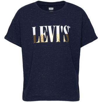 Kleidung Mädchen T-Shirts & Poloshirts Levi's NR10026 Blau