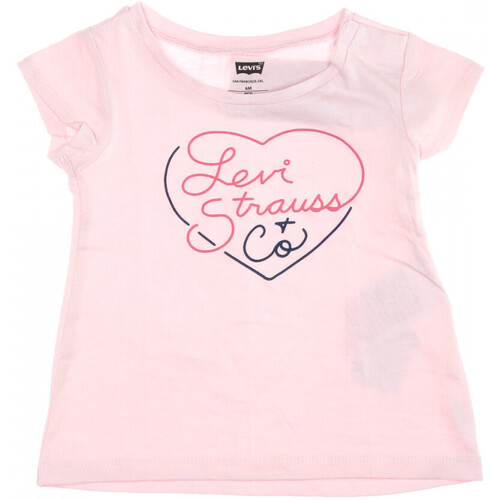 Kleidung Mädchen T-Shirts & Poloshirts Levi's NQ10022 Rosa