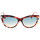 Uhren & Schmuck Sonnenbrillen Tom Ford Kira FT0821 55P Sonnenbrille Braun