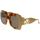 Uhren & Schmuck Damen Sonnenbrillen Gucci -Sonnenbrille mit Kette GG1022S 003 Braun