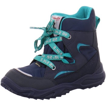 Schuhe Mädchen Babyschuhe Superfit Schnuerstiefel -grün 1-009222-8000 Glacier Blau
