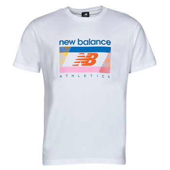 Kleidung Herren T-Shirts New Balance ATEEH AMP TEEEE Weiss