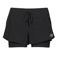 Kleidung Damen Shorts / Bermudas New Balance IMPT RUN 2 IN 1 Schwarz