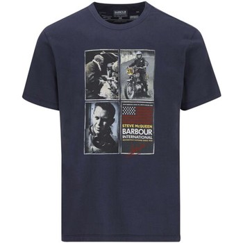 Kleidung Herren T-Shirts Barbour MTS0866 NY9 T-shirt Mann Blau