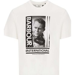 Kleidung Herren T-Shirts Barbour mts0864 wh32 T-shirt Mann Weiss
