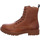 Schuhe Damen Stiefel Blackstone Stiefeletten D.Boots warm WL02 Cuoio Braun