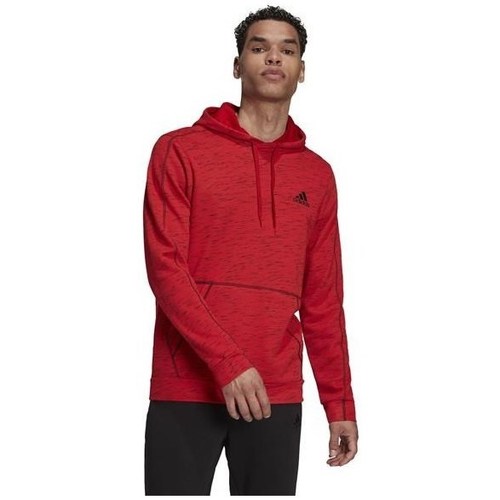 Kleidung Herren Sweatshirts adidas Originals Essentials Mélange Embroidered Small Logo Hoodie Rot