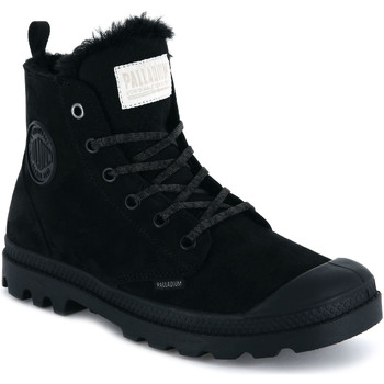 Schuhe Damen Boots Palladium PAMPA HI Z WL W BLACK/BLACK