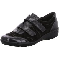 Schuhe Damen Slipper Semler Slipper K-LACK/SAMT-CHEV. B6015511/001 schwarz