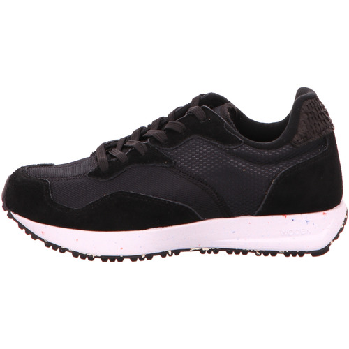 Woden Schnuerschuhe Rose Textile Multi WL886 020 Schwarz