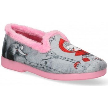 Schuhe Mädchen Hausschuhe Luna Collection 60913 Grau