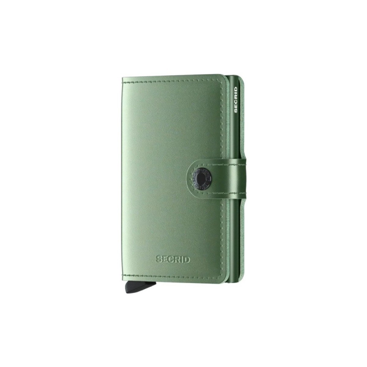 Taschen Damen Portemonnaie Secrid Miniwallet Metallic - Green Grün
