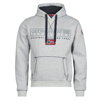 Kleidung Herren Sweatshirts Geographical Norway GASIC Grau / Vichy schwarz