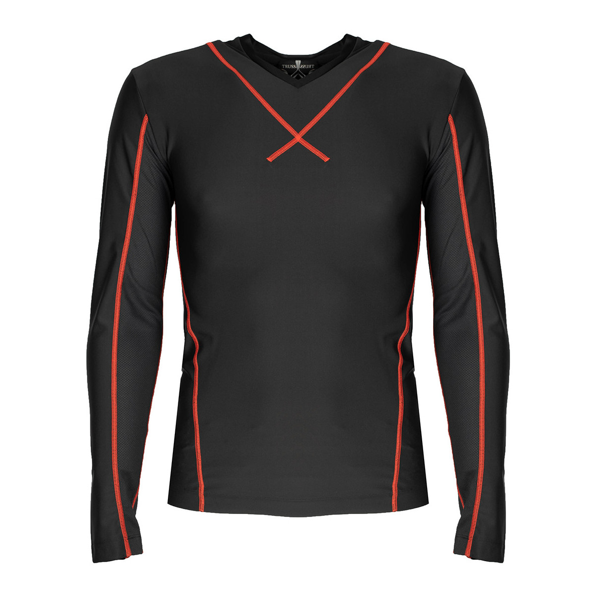 Kleidung Herren Langarmshirts Trussardi 40T00025 1T000879 | T-shirt Long Sleeves Schwarz