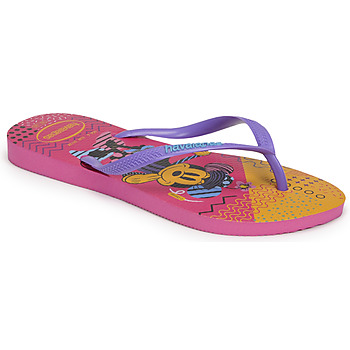 Schuhe Mädchen Zehensandalen Havaianas KIDS DISNEY COOL Violett / Rosa / Orange