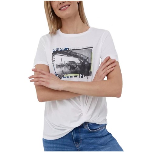 Kleidung Damen T-Shirts Pepe jeans  Weiss