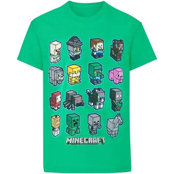 Kleidung Jungen T-Shirts Minecraft  Grün