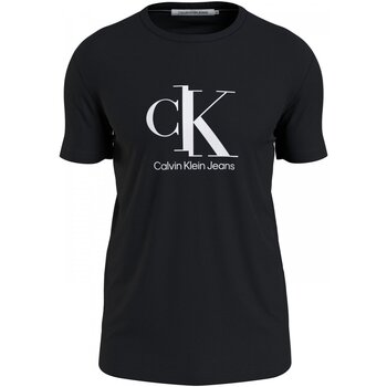 Kleidung Herren T-Shirts Calvin Klein Jeans J30J319713 Schwarz