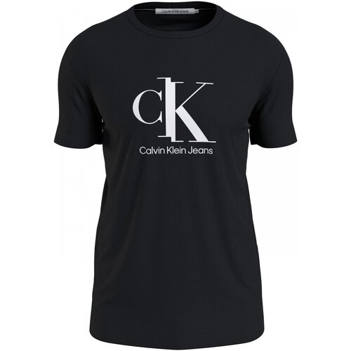 Kleidung Herren T-Shirts Calvin Klein Jeans J30J319713 Schwarz