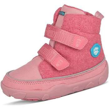 Schuhe Mädchen Babyschuhe Affenzahn Klettstiefel Walk Midboot Wool Unicorn lila AFZ-SCW-1-523 rosa