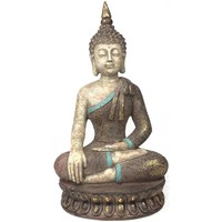 Home Statuetten und Figuren Signes Grimalt Figur Buddha Sitzend Grau