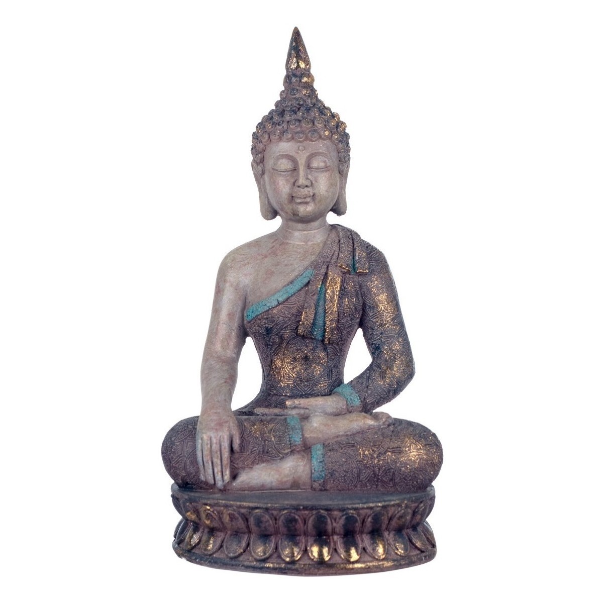 Home Statuetten und Figuren Signes Grimalt Figur Buddha Sitzend Grau