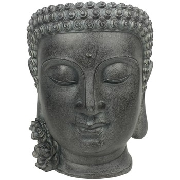 Home Statuetten und Figuren Signes Grimalt Buddha-Kopffigur Grau