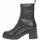 Schuhe Damen Low Boots Wonders H4420NEGRO Schwarz