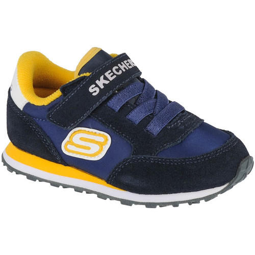 Schuhe Jungen Sneaker Low Skechers Retro Sneaks-Gorvox Blau