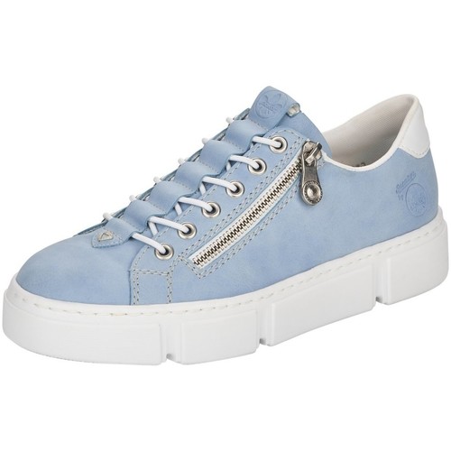 Schuhe Damen Derby-Schuhe & Richelieu Rieker Schnuerschuhe N5952-10 Blau