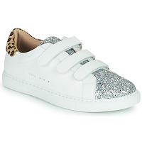 Schuhe Damen Sneaker Low Vanessa Wu  Weiss / Leopard
