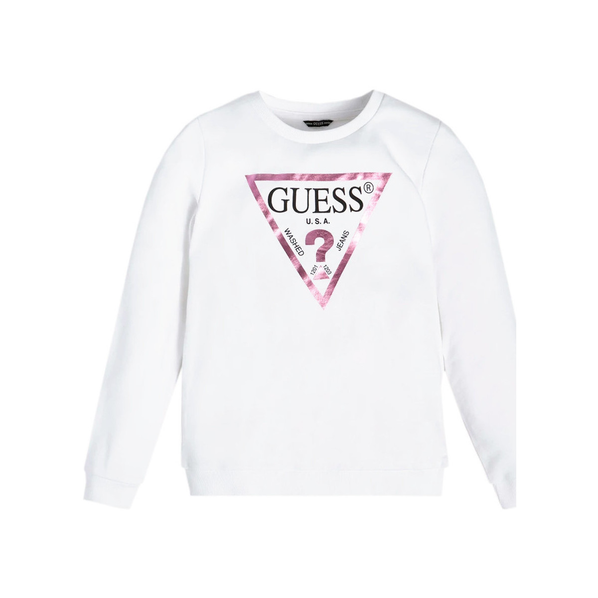 Kleidung Mädchen Sweatshirts Guess G-J74Q10KAUG0 Weiss