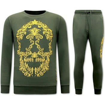 Kleidung Herren Jogginganzüge Lf Skull Embroidery Grün